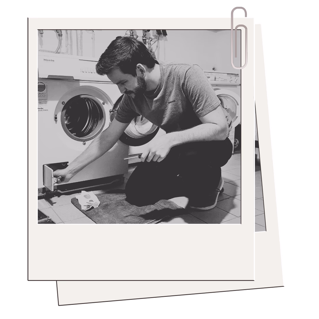 Repairer at work